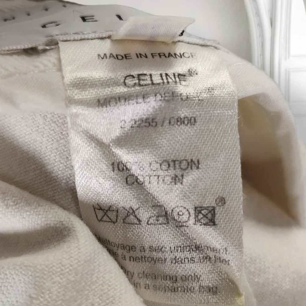 2004 Celine Beaded Zip Mini Skirt 40 Made in France Kors Era - Picture 3 of 16